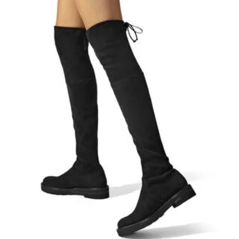 Stuart Weitzman Lowland Suede Flat Boots